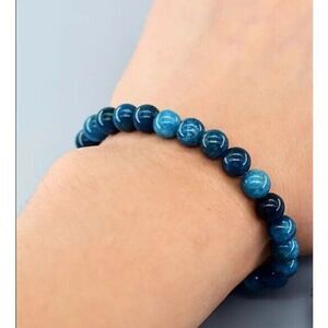 Blue Apatite Stretch Bracelet